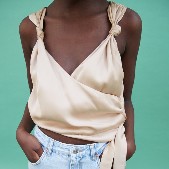Zara Tops - Zara | Silky Tank